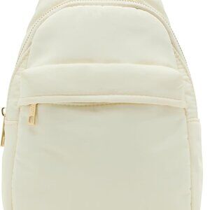 Trendy Elyse Cream Nylon Crossbody Sling - Perfect for Everyday Essentials